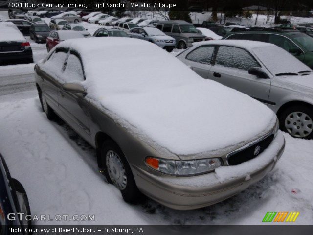 2001 Buick Century Limited in Light Sandrift Metallic