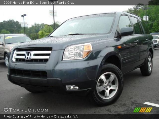2006 Honda Pilot EX-L in Sage Brush Pearl