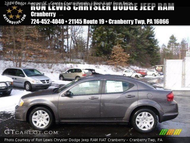2014 Dodge Avenger SE in Granite Crystal Metallic