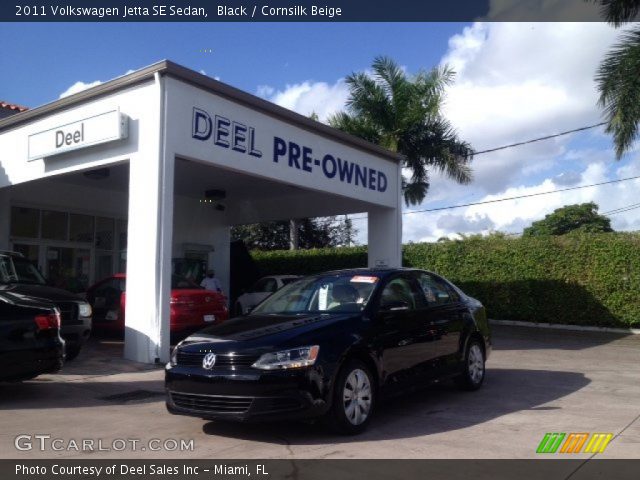 2011 Volkswagen Jetta SE Sedan in Black