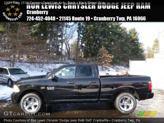 2014 Ram 1500 Express Quad Cab 4x4 in Black