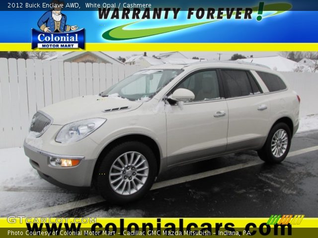 2012 Buick Enclave AWD in White Opal