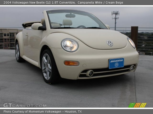 2004 Volkswagen New Beetle GLS 1.8T Convertible in Campanella White
