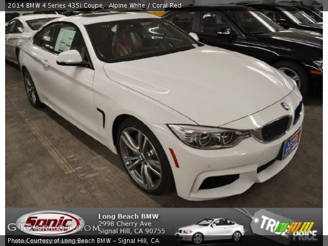 2014 BMW 4 Series 435i Coupe in Alpine White