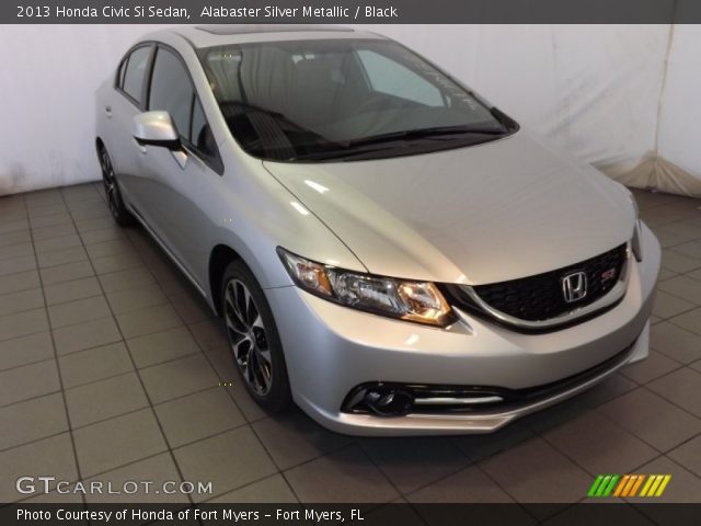 2013 Honda Civic Si Sedan in Alabaster Silver Metallic