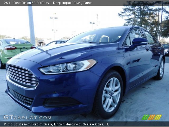 2014 Ford Fusion SE EcoBoost in Deep Impact Blue
