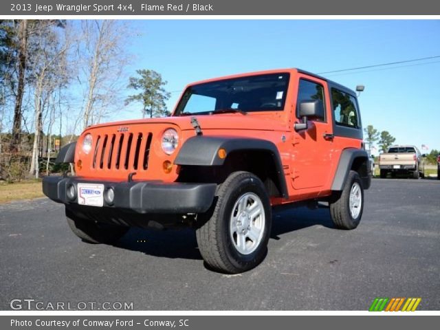 2013 Jeep Wrangler Sport 4x4 in Flame Red