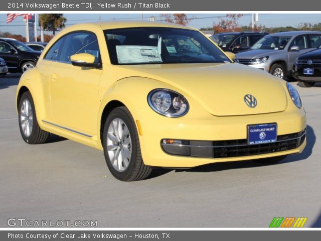 2014 Volkswagen Beetle TDI in Yellow Rush