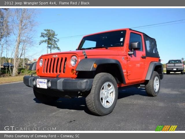 2012 Jeep Wrangler Sport 4x4 in Flame Red