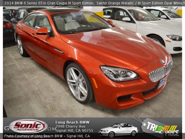 2014 BMW 6 Series 650i Gran Coupe M Sport Edition in Sakhir Orange Metallic