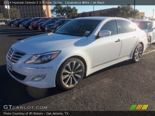 Casablanca White 2014 Hyundai Genesis 5 0 R Spec Sedan