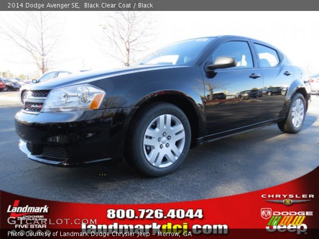 2014 Dodge Avenger SE in Black Clear Coat