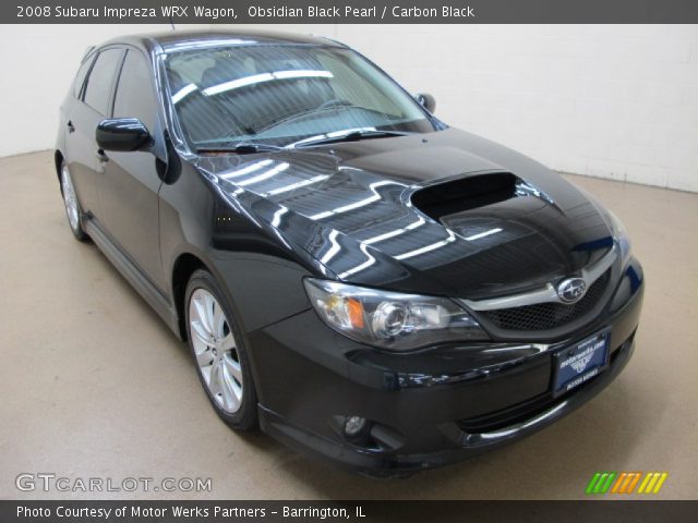 2008 Subaru Impreza WRX Wagon in Obsidian Black Pearl