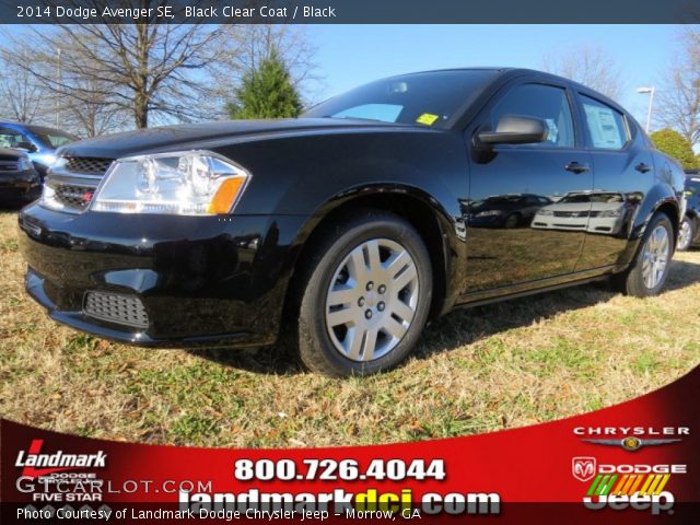 2014 Dodge Avenger SE in Black Clear Coat