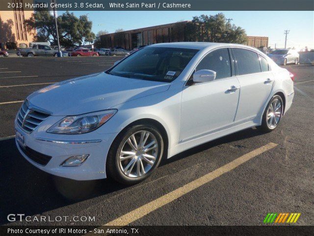 2013 Hyundai Genesis 3.8 Sedan in White Satin Pearl