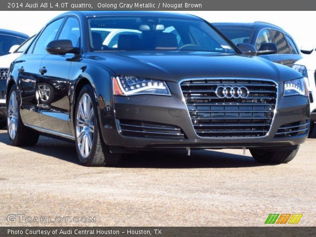 2014 Audi A8 L 4.0T quattro in Oolong Gray Metallic