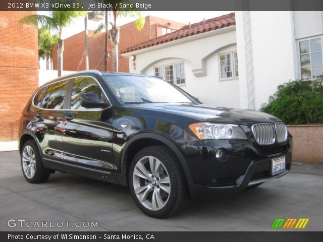 2012 BMW X3 xDrive 35i in Jet Black