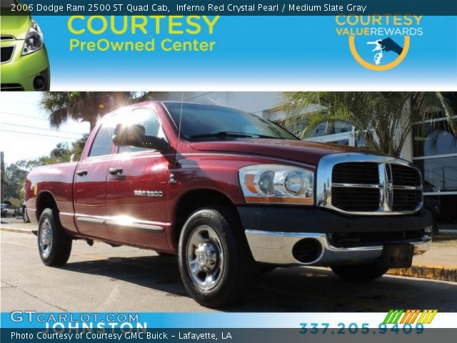 2006 Dodge Ram 2500 ST Quad Cab in Inferno Red Crystal Pearl