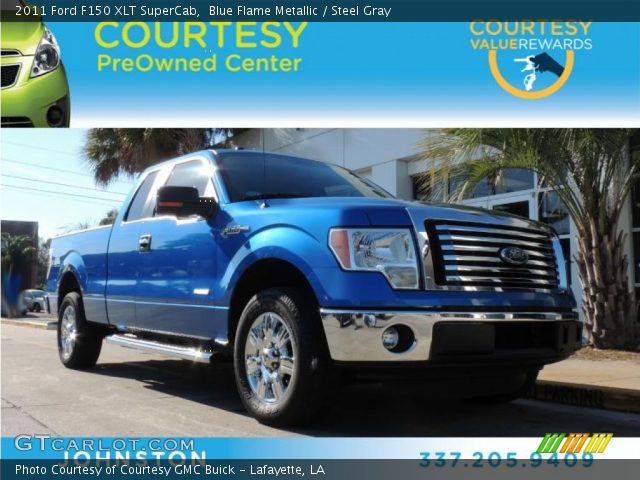 2011 Ford F150 XLT SuperCab in Blue Flame Metallic