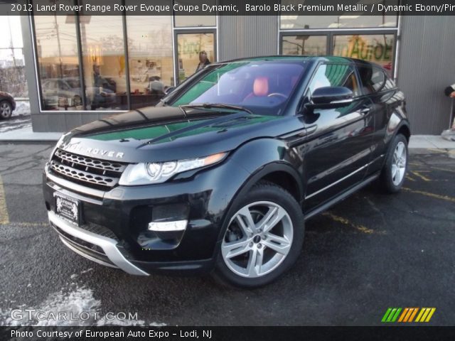 2012 Land Rover Range Rover Evoque Coupe Dynamic in Barolo Black Premium Metallic