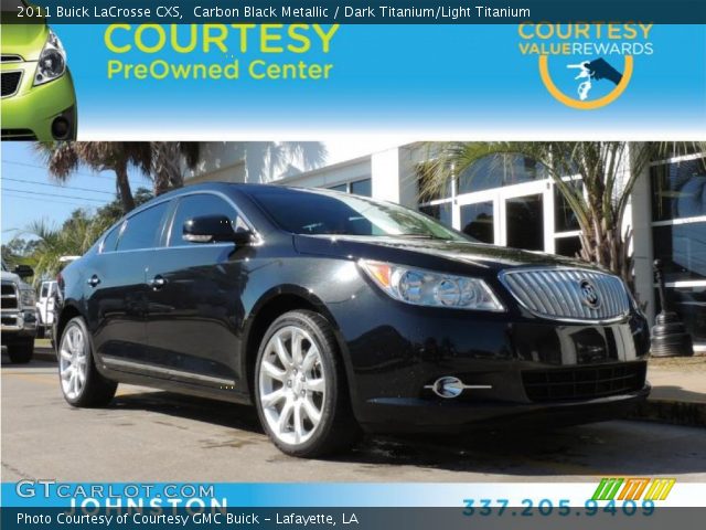 2011 Buick LaCrosse CXS in Carbon Black Metallic