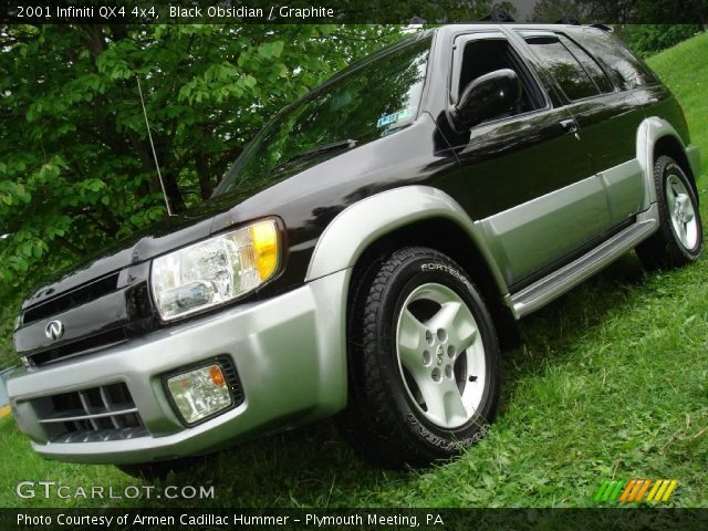 2001 Infiniti QX4 4x4 in Black Obsidian