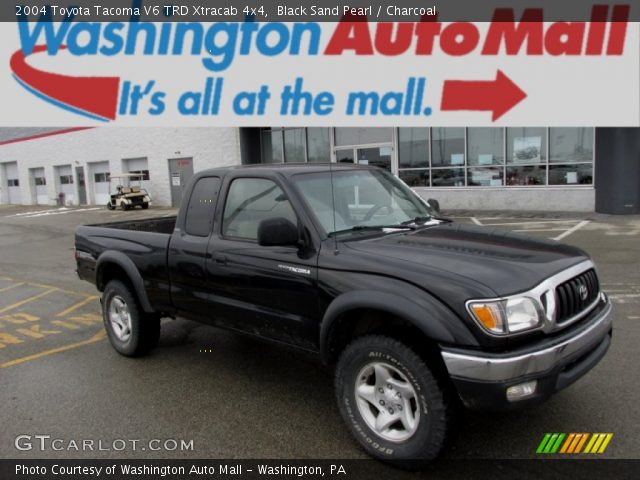 2004 Toyota Tacoma V6 TRD Xtracab 4x4 in Black Sand Pearl