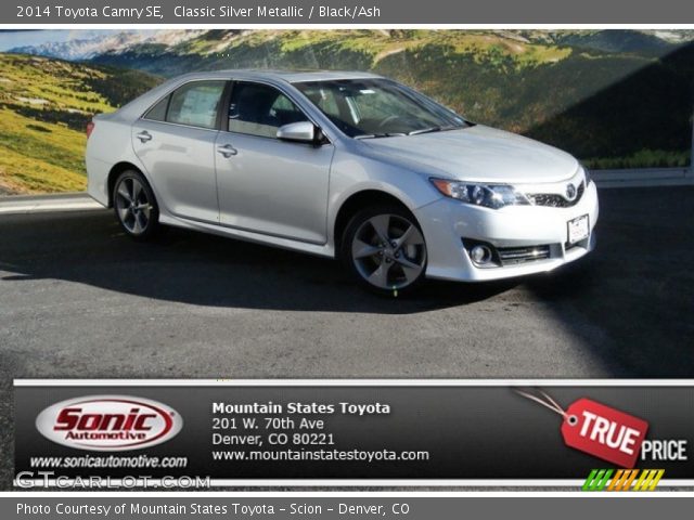 2014 Toyota Camry SE in Classic Silver Metallic