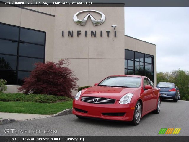 2007 Infiniti G 35 Coupe in Laser Red