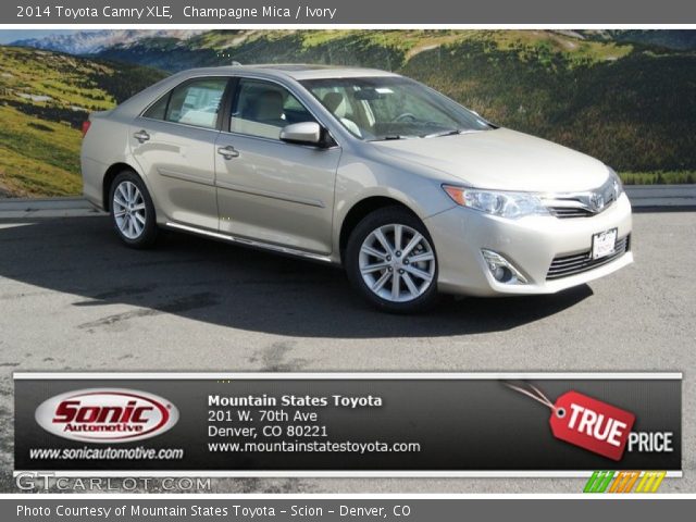 2014 Toyota Camry XLE in Champagne Mica