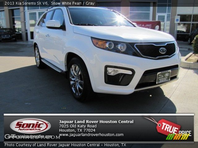 2013 Kia Sorento SX V6 in Snow White Pearl