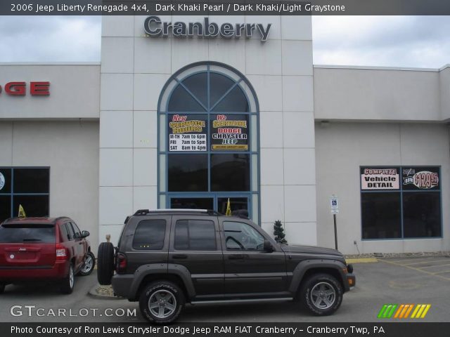 2006 Jeep Liberty Renegade 4x4 in Dark Khaki Pearl