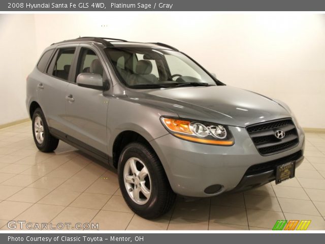 2008 Hyundai Santa Fe GLS 4WD in Platinum Sage