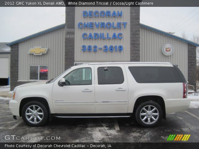 2012 GMC Yukon XL Denali AWD in White Diamond Tricoat