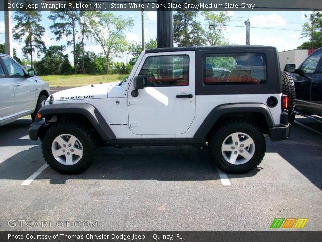 2009 Jeep Wrangler Rubicon 4x4 in Stone White