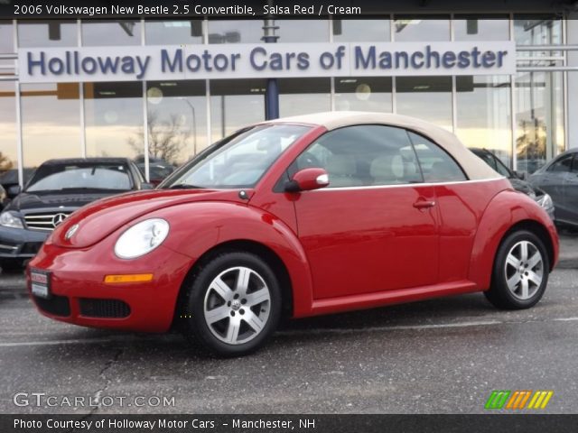 2006 Volkswagen New Beetle 2.5 Convertible in Salsa Red