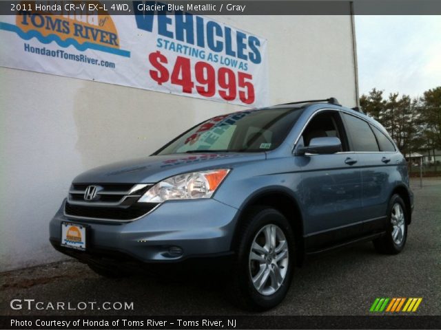 2011 Honda CR-V EX-L 4WD in Glacier Blue Metallic