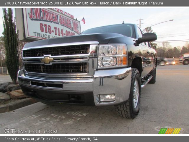 2008 Chevrolet Silverado 2500HD LTZ Crew Cab 4x4 in Black