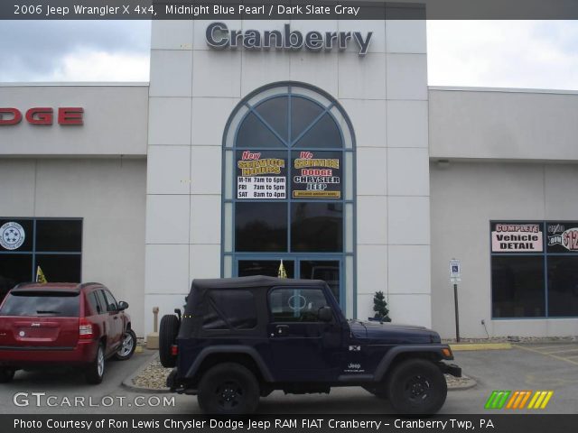 2006 Jeep Wrangler X 4x4 in Midnight Blue Pearl