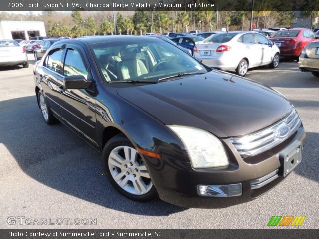 2006 Ford Fusion SEL V6 in Charcoal Beige Metallic