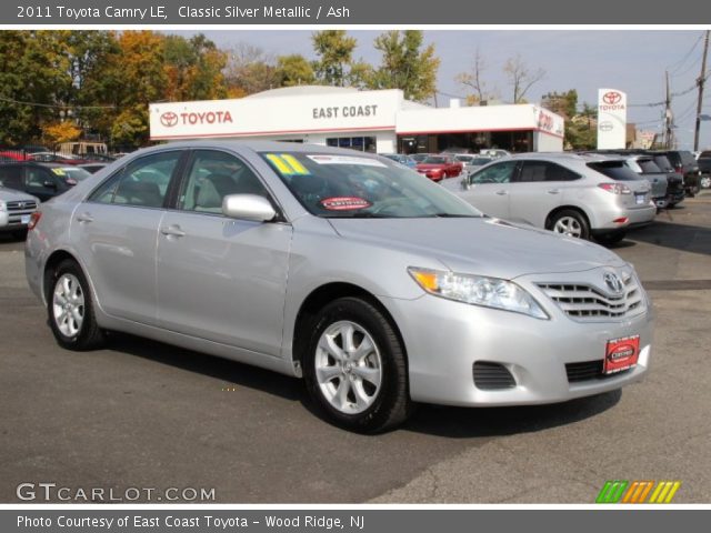 2011 Toyota Camry LE in Classic Silver Metallic