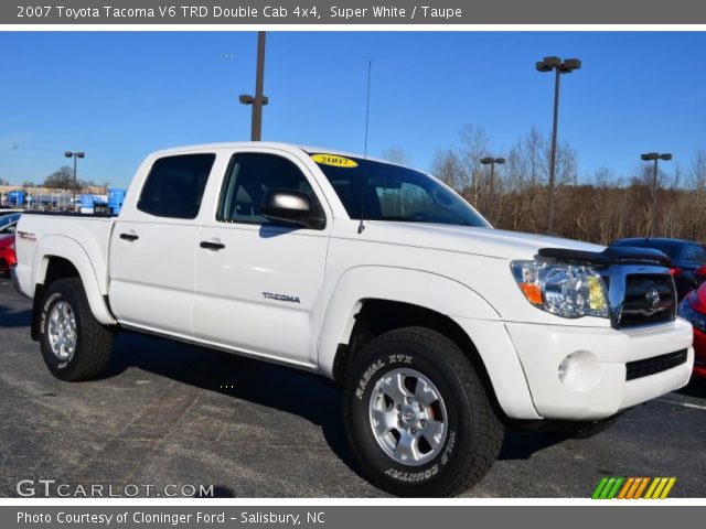 2007 Toyota Tacoma V6 TRD Double Cab 4x4 in Super White