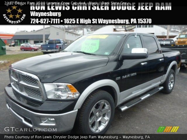 2012 Dodge Ram 1500 Laramie Crew Cab 4x4 in Black