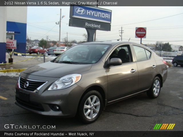 2012 Nissan Versa 1.6 SL Sedan in Magnetic Gray Metallic