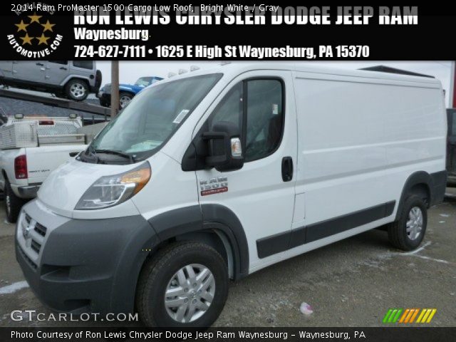 2014 Ram ProMaster 1500 Cargo Low Roof in Bright White