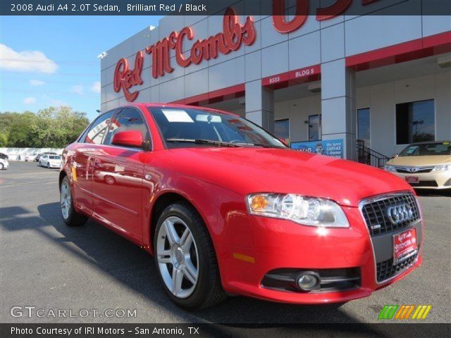 2008 Audi A4 2.0T Sedan in Brilliant Red