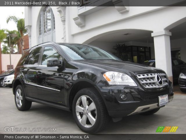 2011 Mercedes-Benz ML 350 in Black