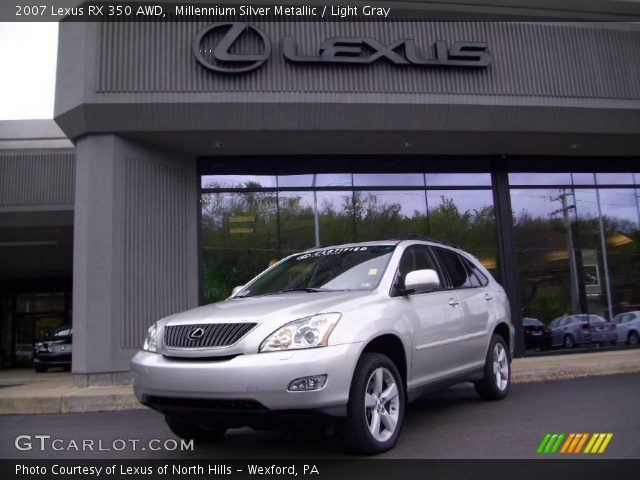 2007 Lexus RX 350 AWD in Millennium Silver Metallic