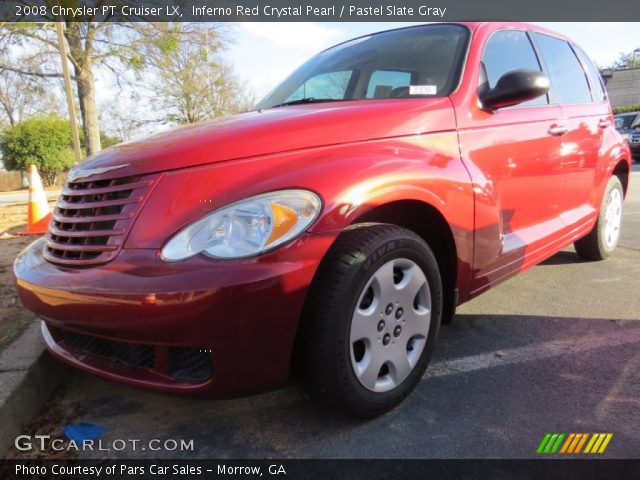 2008 Chrysler PT Cruiser LX in Inferno Red Crystal Pearl