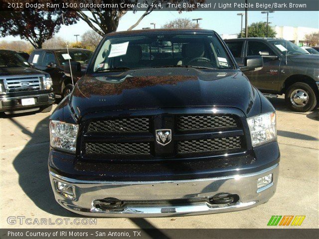 2012 Dodge Ram 1500 Outdoorsman Crew Cab 4x4 in True Blue Pearl